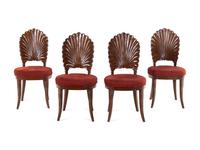 A Set of Four Side Chairs