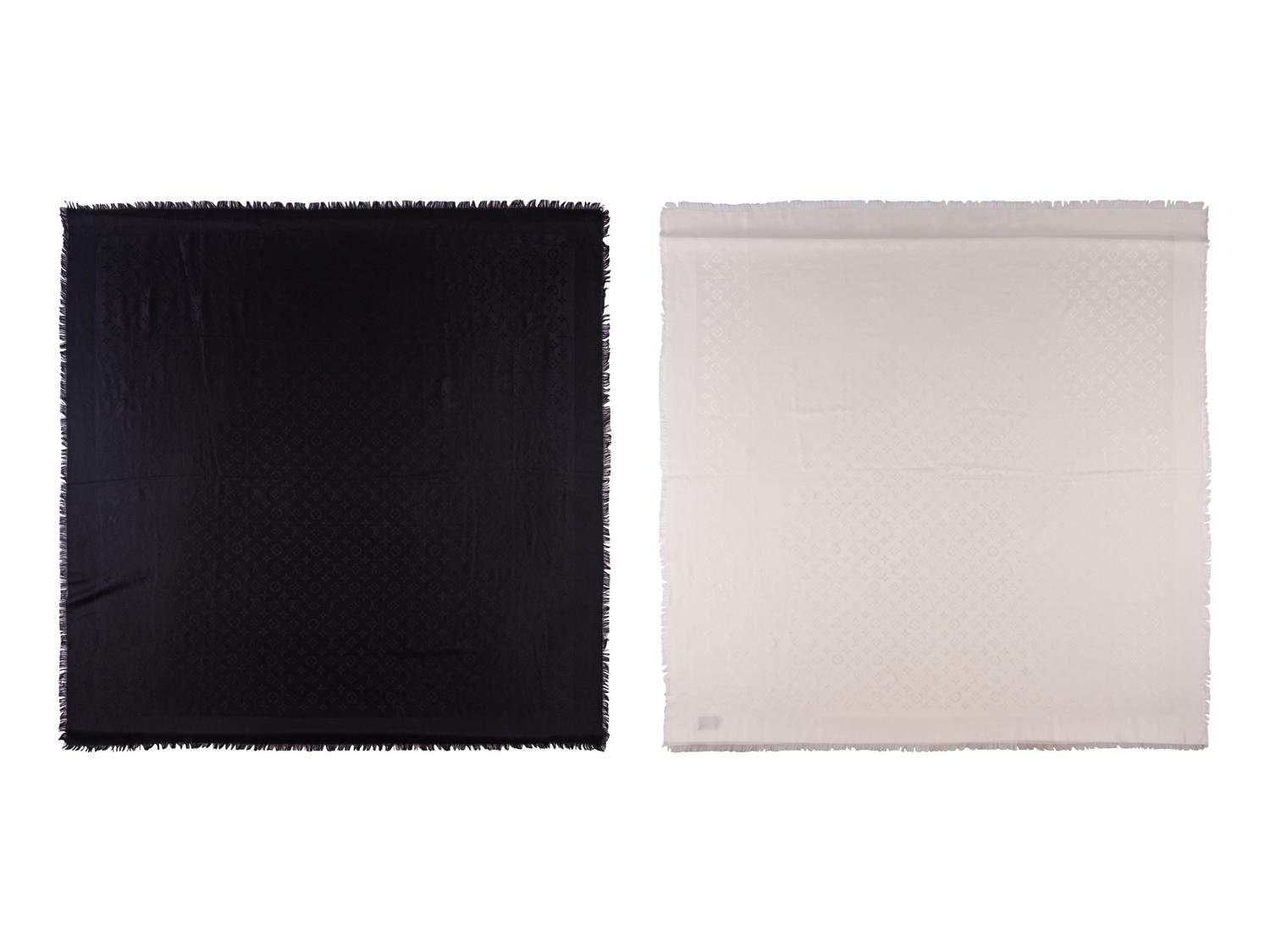 Two Louis Vuitton Shawl Scarves