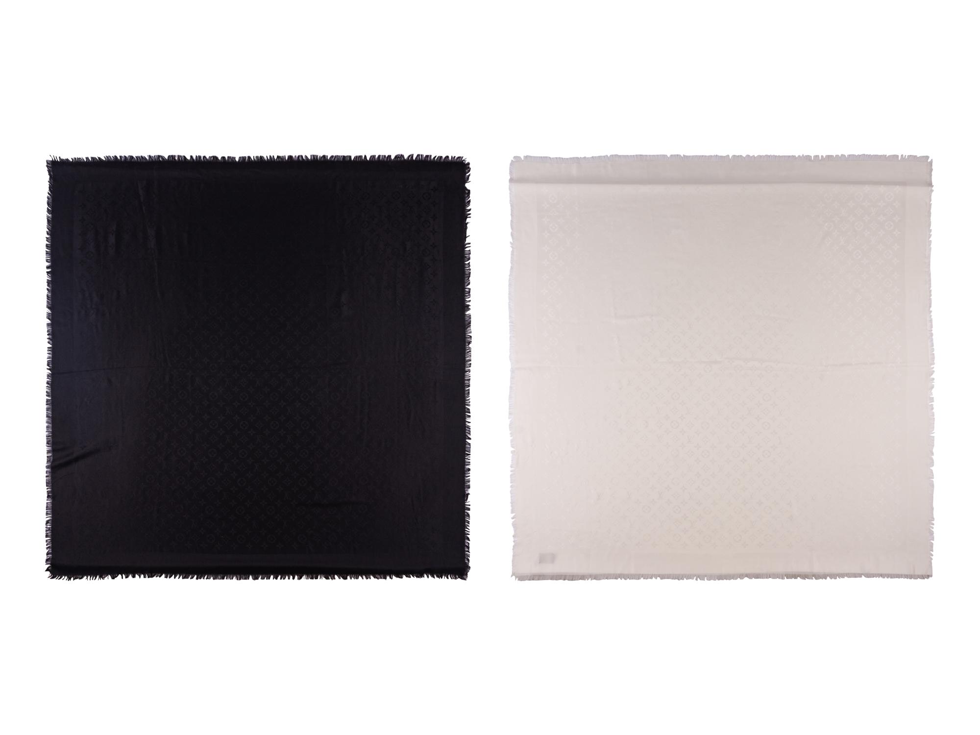 Two Louis Vuitton Shawl Scarves