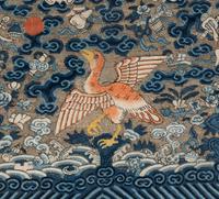 A Pair of Chinese Kesi Silk 'Wild Goose' Rank Badge, Buzi, Xianfeng Period (1851-1861) 清咸豐 緙絲四品文官雁補子一對