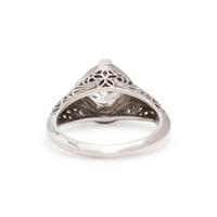 DIAMOND AND WHITE GOLD RING