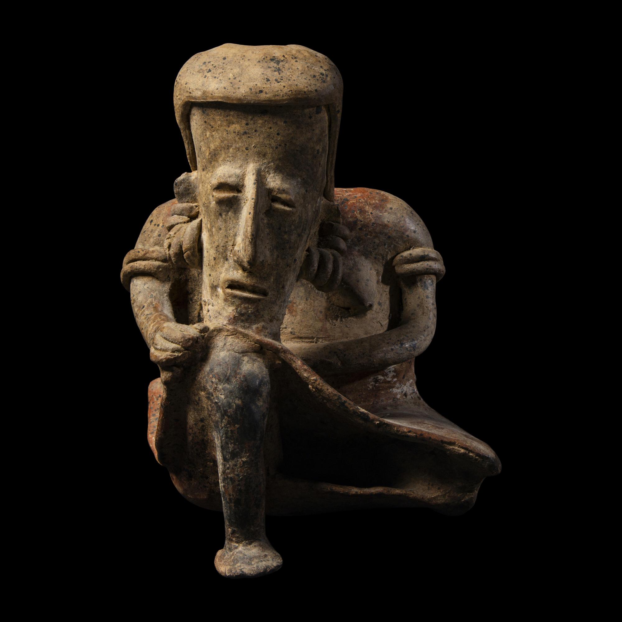 A Jalisco Terracotta Seated Figure