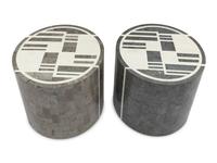A Pair of Tessellated Stone Drum Tables