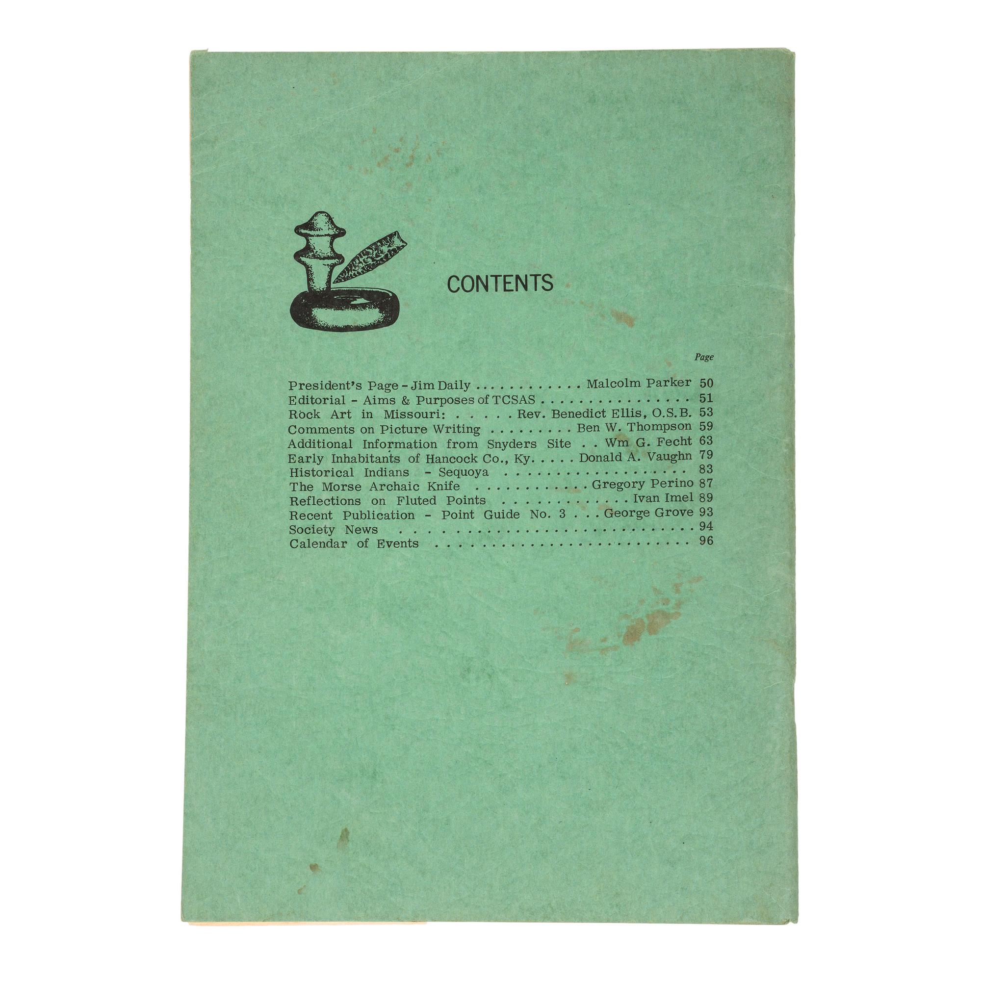 [PERIODICALS] Group of Central States Archaeological Journal Issues, 1962-1977
