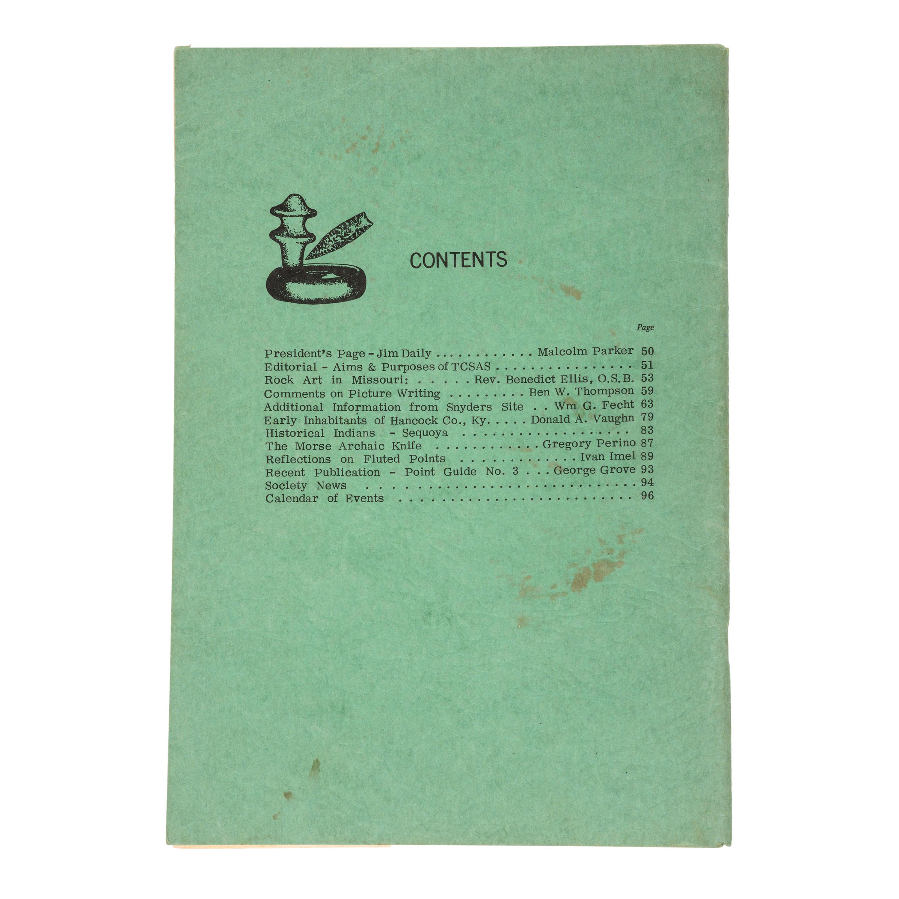 [PERIODICALS] Group of Central States Archaeological Journal Issues, 1962-1977