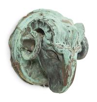 A Pair of Tole Ram's Heads