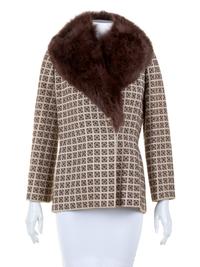 Tiziani Jacket with Fur Trim, 1970's