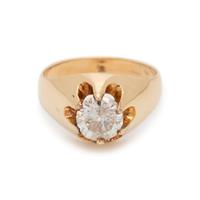 YELLOW GOLD AND CLARITY ENHANCED DIAMOND RING