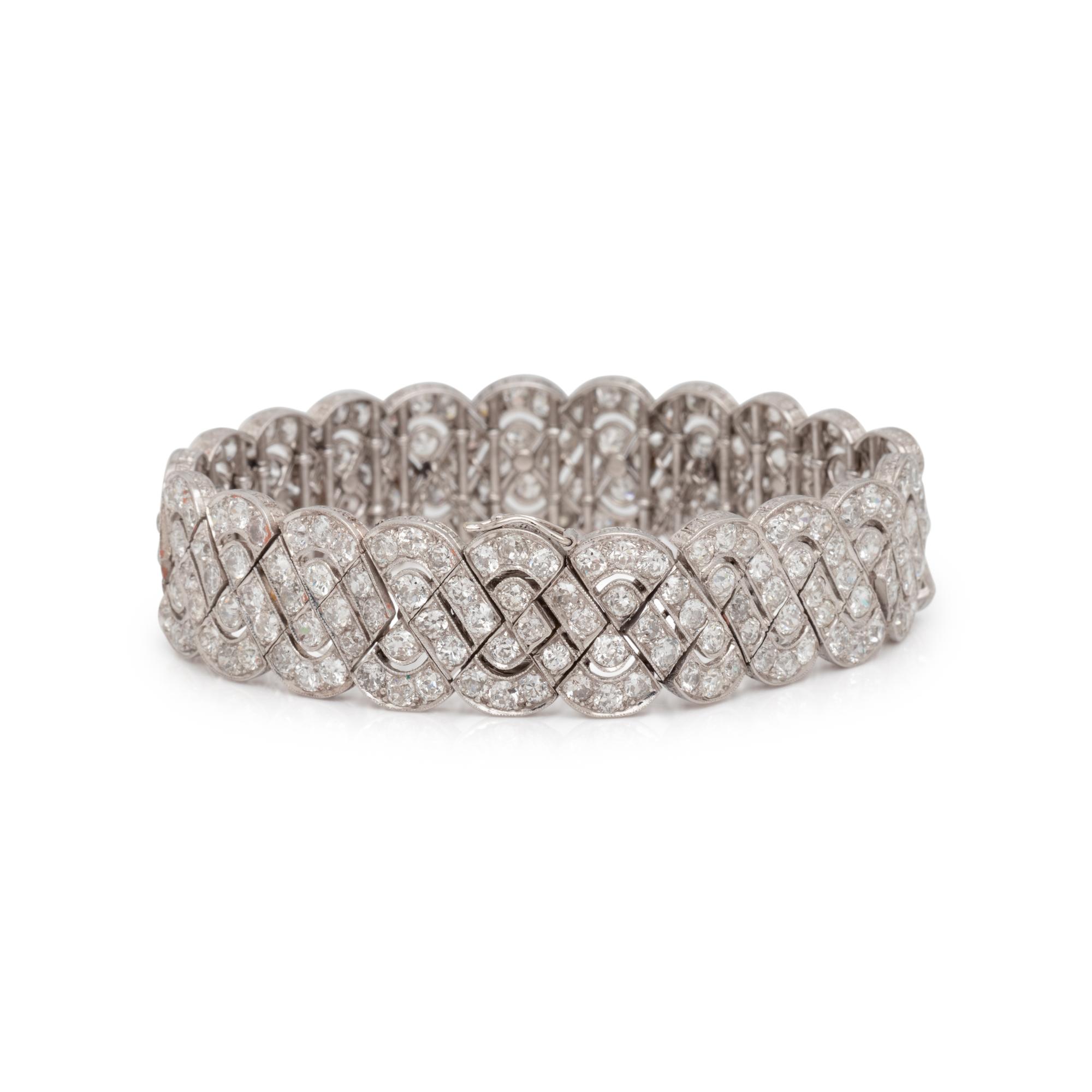 ART DECO, DIAMOND BRACELET