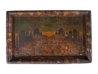 A Venetian Painted and Parcel Gilt Low Table