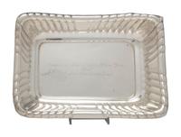 An American Silver Bread Basket