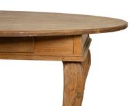 A Swedish Limed Wood Center Table — 19TH CENTURY
