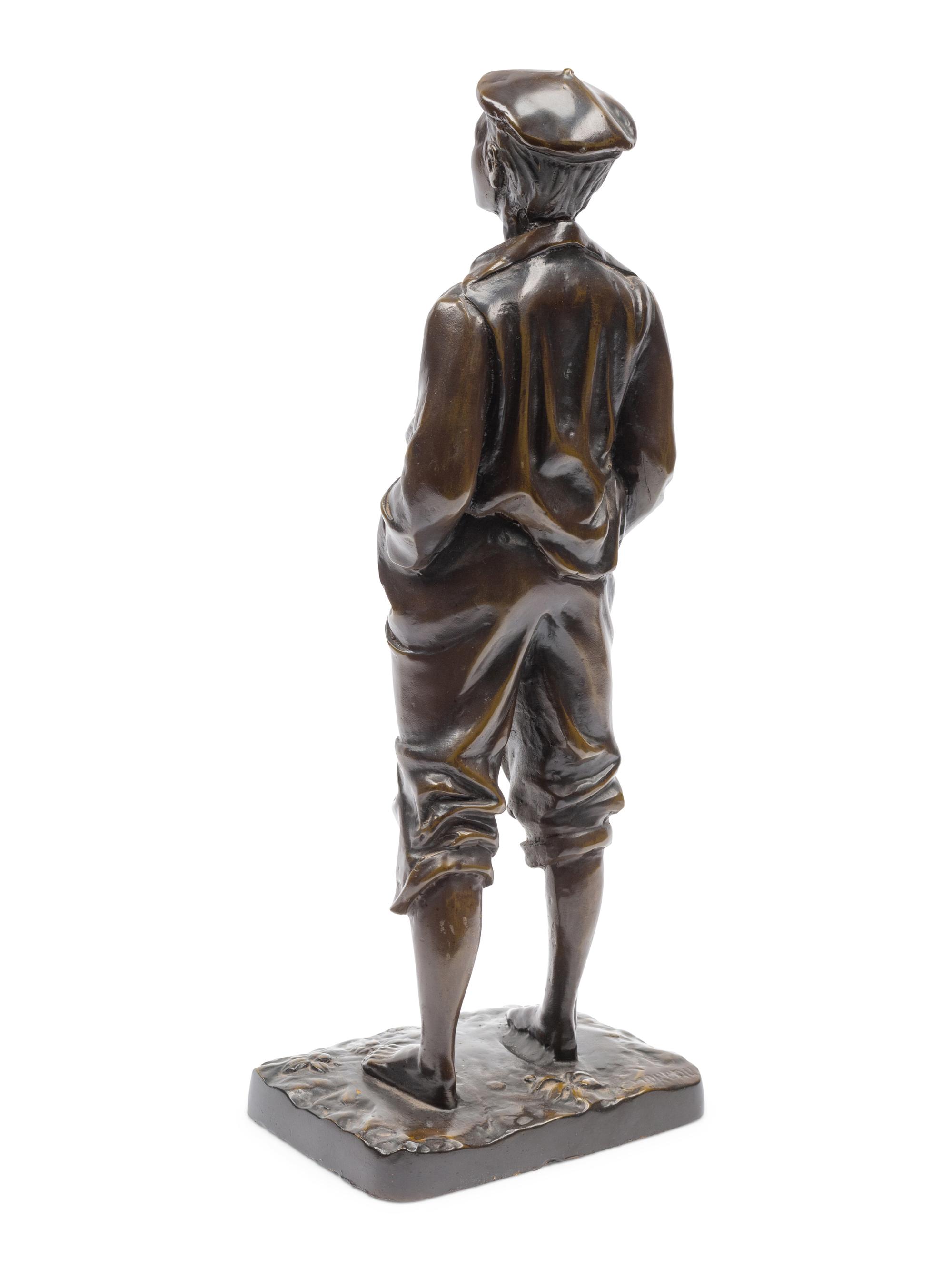 A French Patinated Bronze Figure After Moreau
