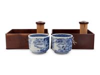 A Pair of Shibyama Style Smoking Boxes