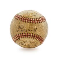 A 1936 World Series Champion New York Yankees Team Signed Baseball, Including Lou Gehrig and Joe DiMaggio (JSA Letter).
