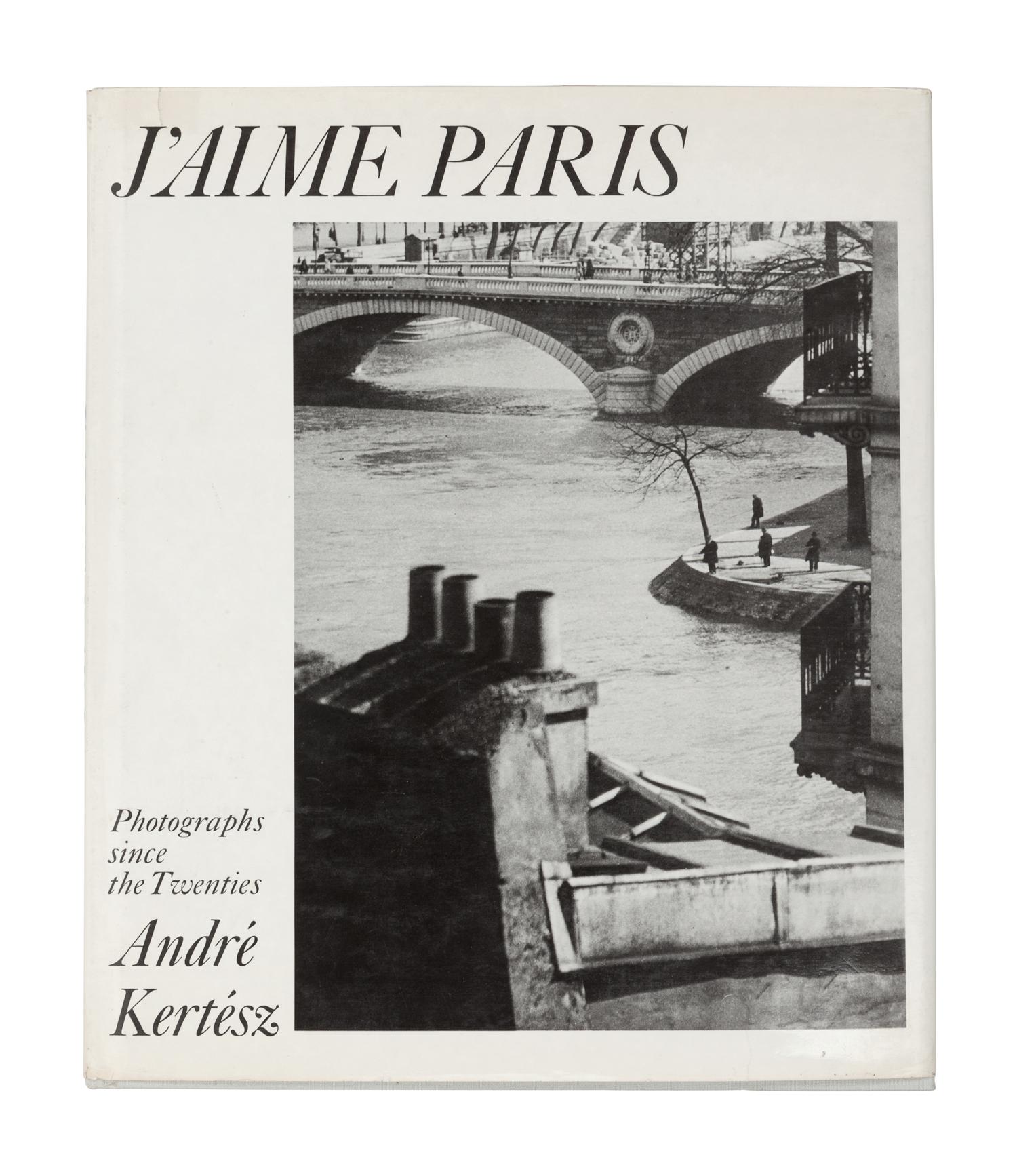 [ARTIST'S BOOK]. KERTÉSZ, André (1894-1985). J'Aime Paris. Photographs since the Twenties . New York: Grossman Viking, 1974.