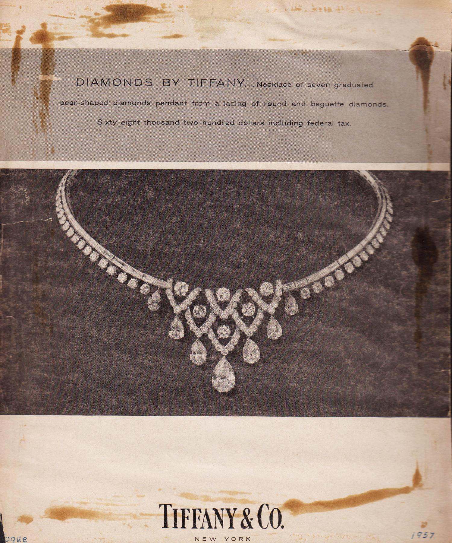 A Collection of Original Gouache on Paper Jewelry Designs and Magazine Advertisements, Anne Howe Geyer for Tiffany & Company, Circa 195