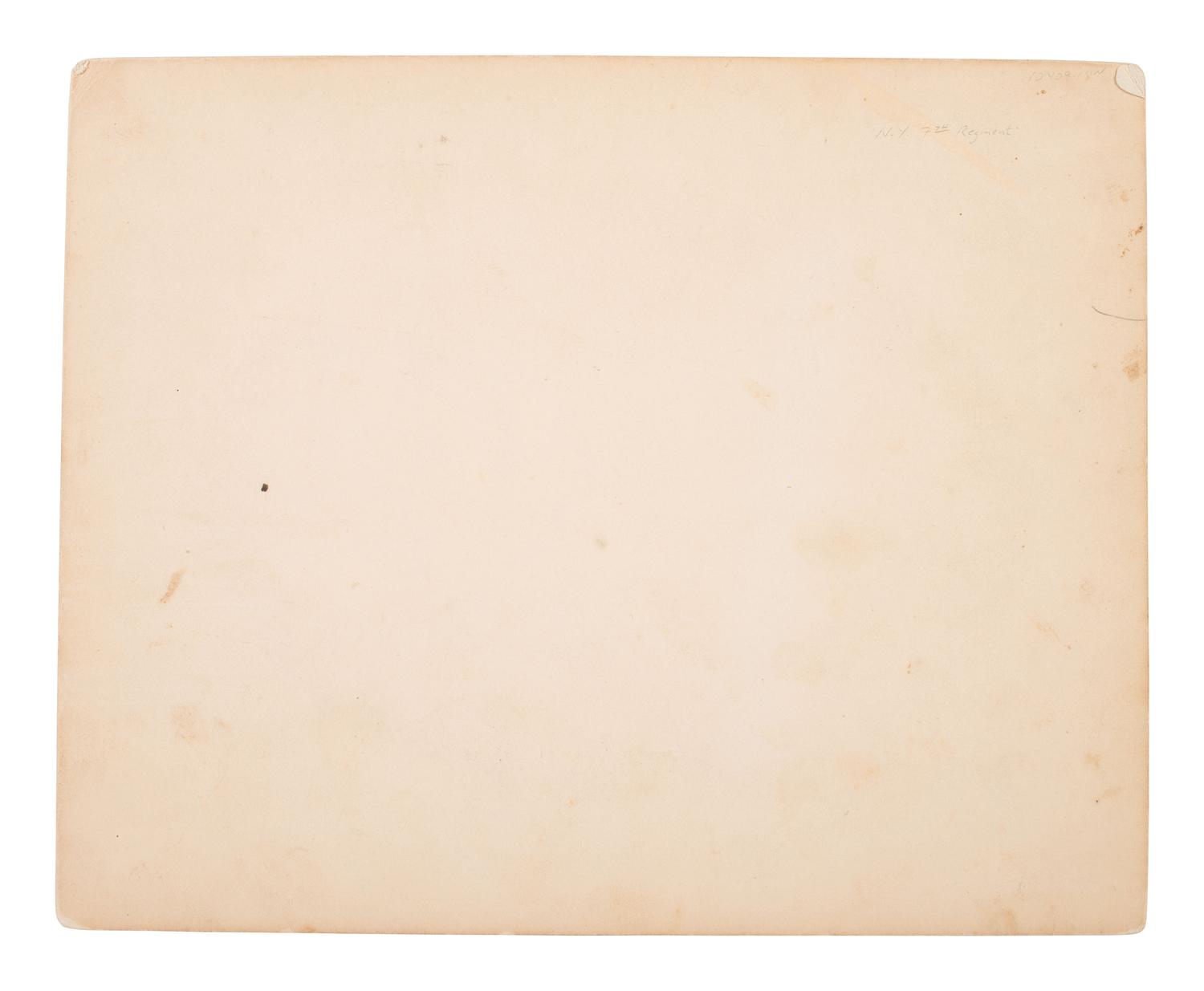 [CIVIL WAR]. A group of 11 photographs of the 7th New York State Militia by W. Seuss, Baltimore.