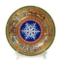 Set of Fourteen Versace for Rosenthal Porcelain Christmas Plates — 20TH CENTURY