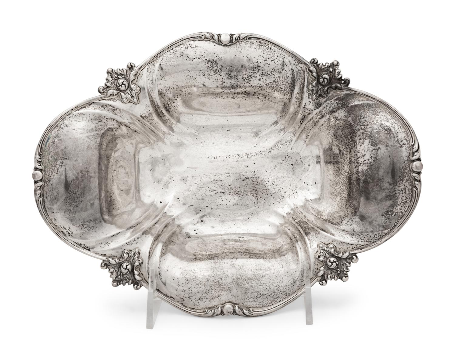 A Group of Ten Small Silver Serving Pieces