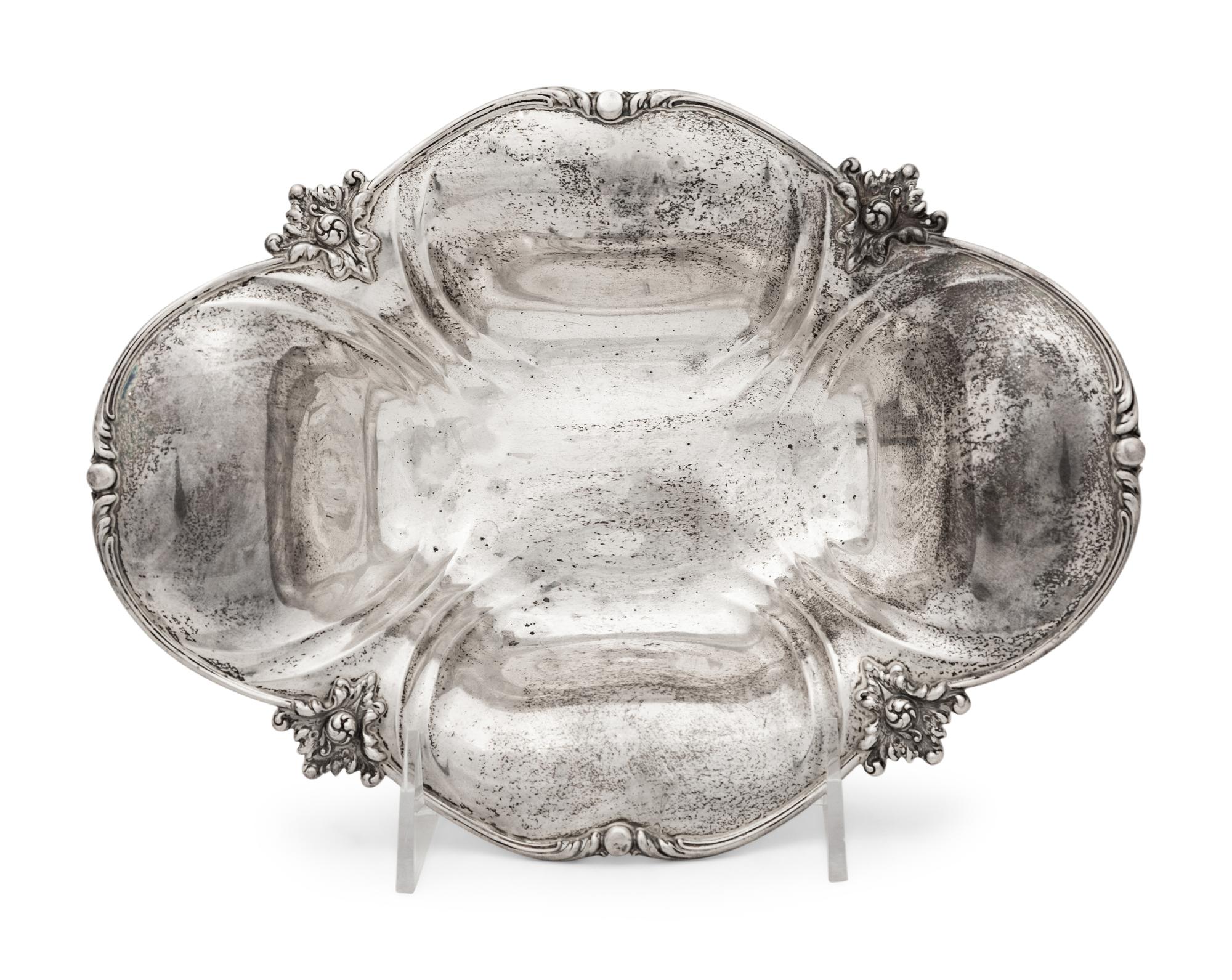 A Group of Ten Small Silver Serving Pieces