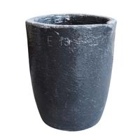 A Graphite Smelting Vessel 12" W x 12.5" D x 15" H — Germany, Early 20th Century