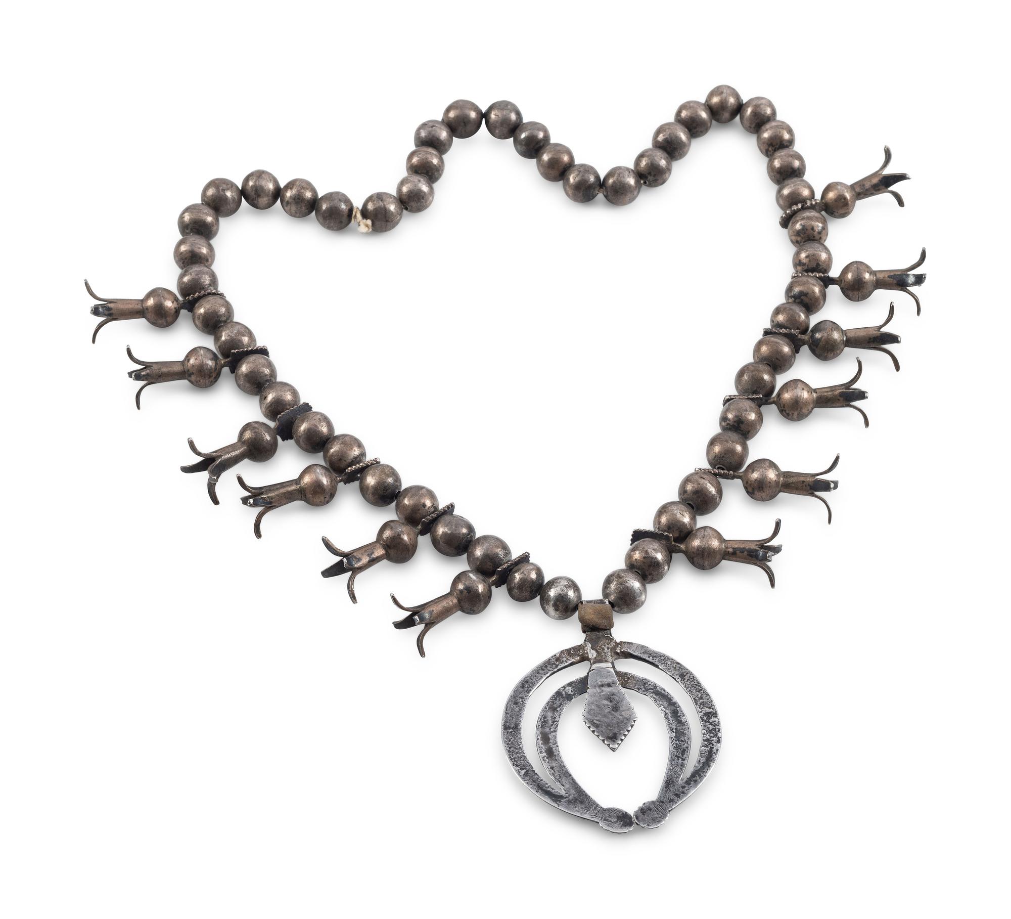 Navajo Squash Blossom Necklace