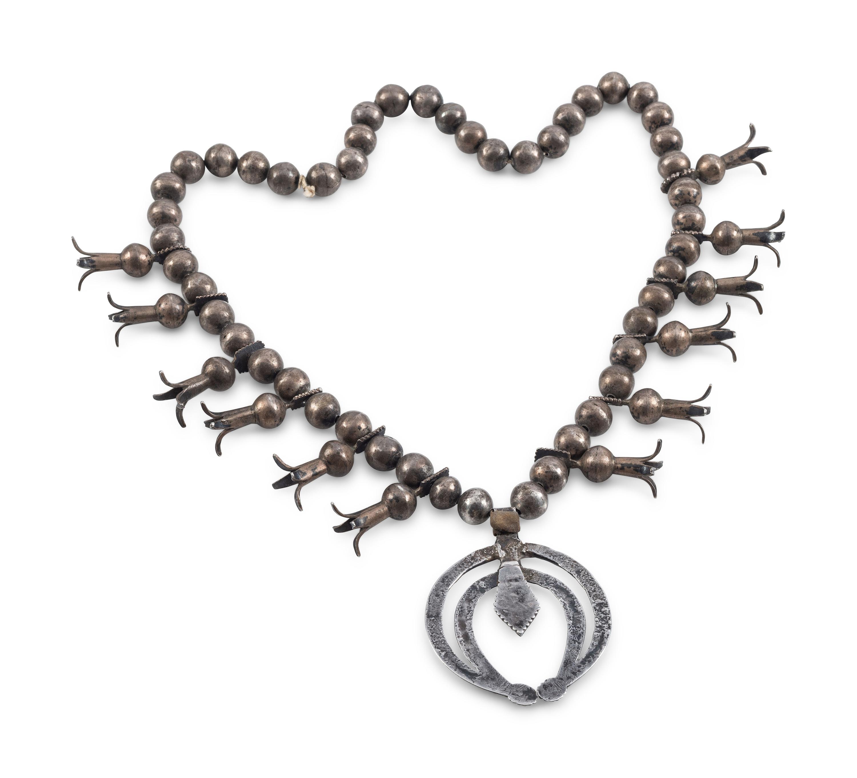 Navajo Squash Blossom Necklace