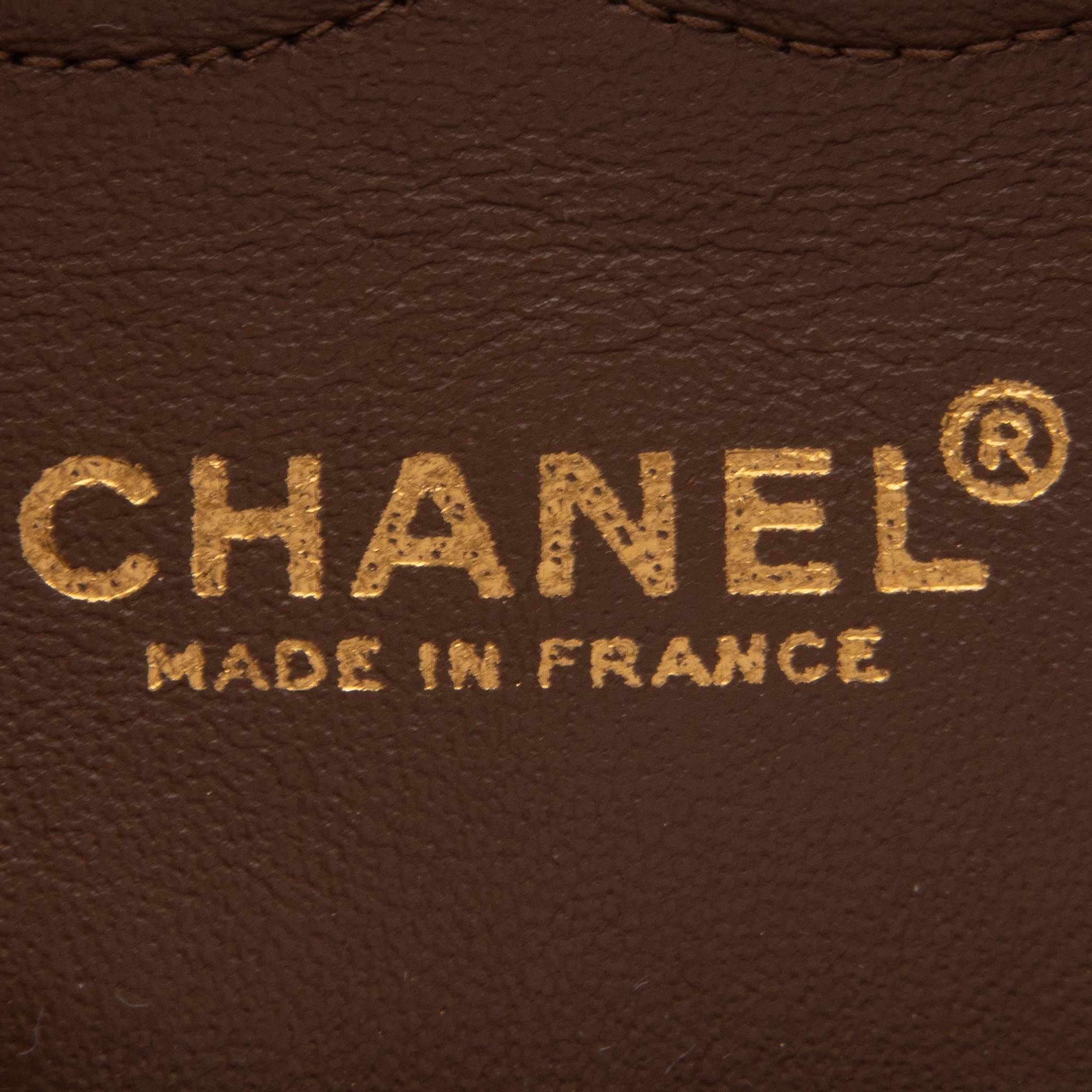 Chanel, Medium Classic Flap Bag in Tan Coated Suede