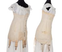 Two Long-Line Corsets, 1900-1910