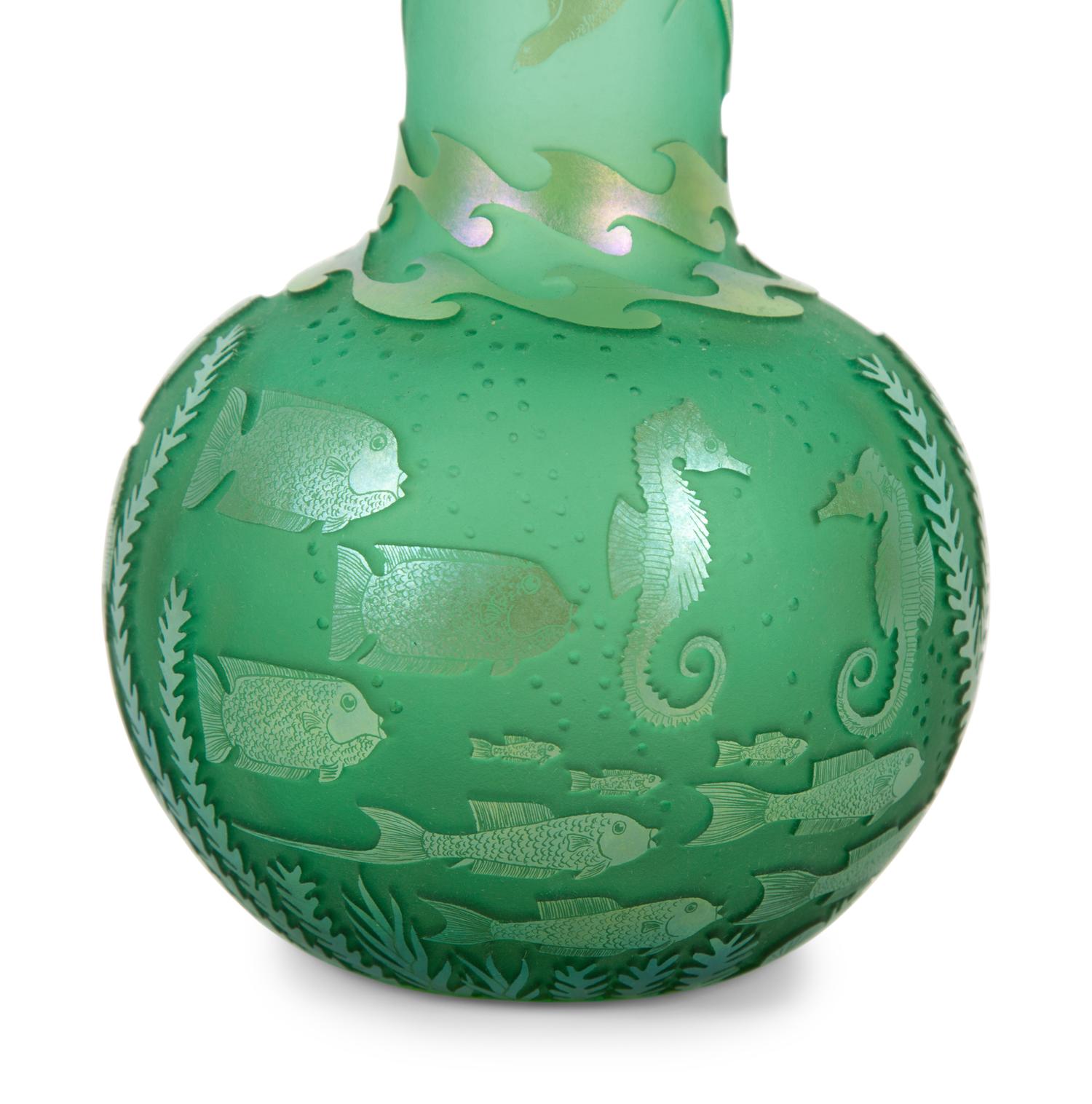 A Cameo Glass Vase , 1981