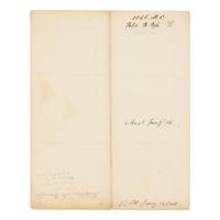 DOUGLAS, Stephen Arnold (1813-1861). A group of 14 documents and letters relating to Douglas's legal and political career, ca 1834-1857, comprising: