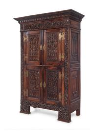 A French Carved Walnut Cabinet