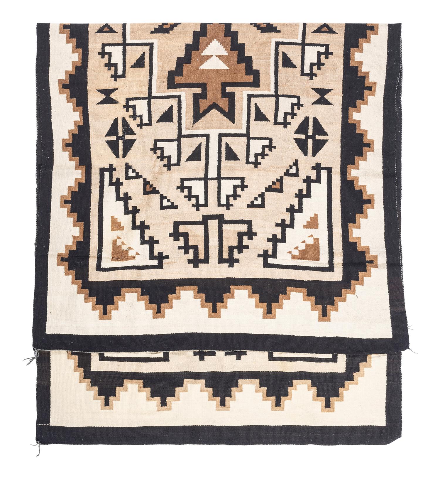 Navajo Two Grey Hills Weaving / Rug