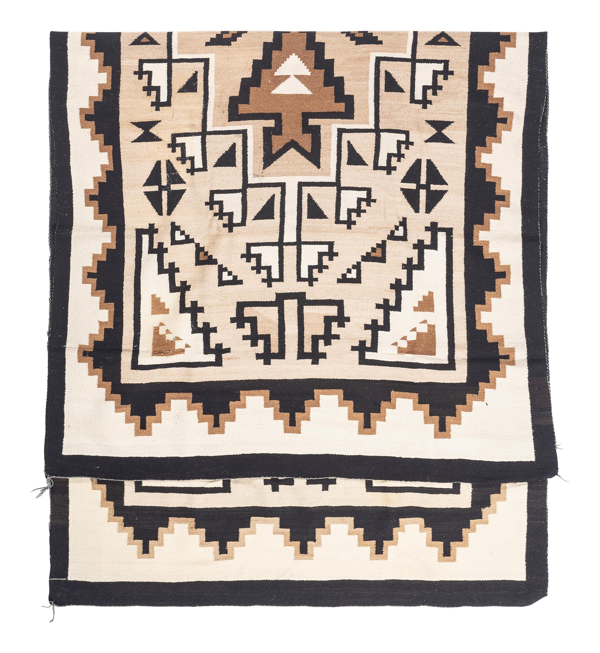 Navajo Two Grey Hills Weaving / Rug
