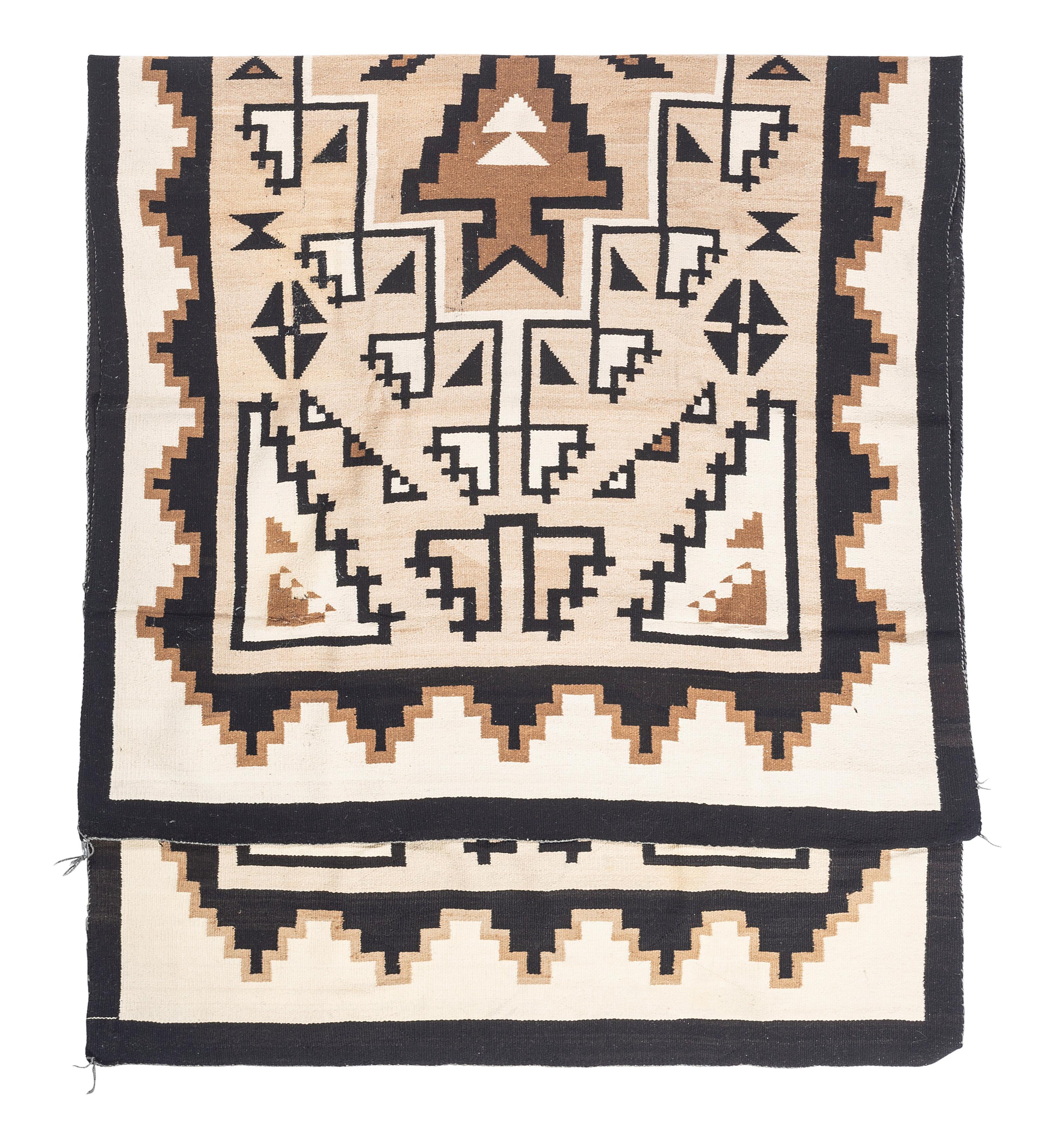 Navajo Two Grey Hills Weaving / Rug