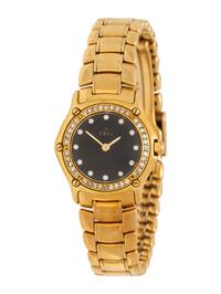 EBEL, YELLOW GOLD AND DIAMOND WATCH