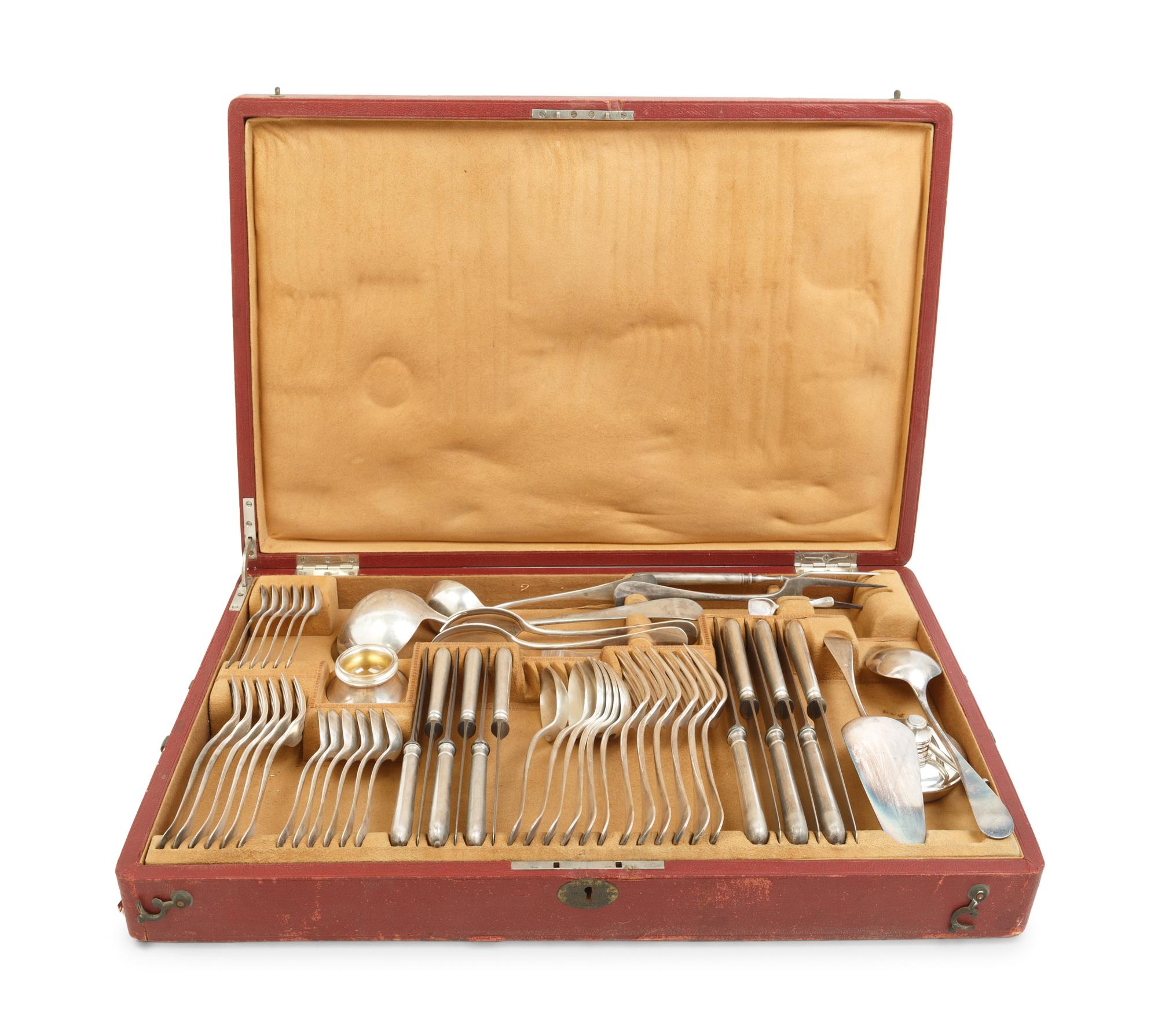 A German Silver-Plate Flatware Service