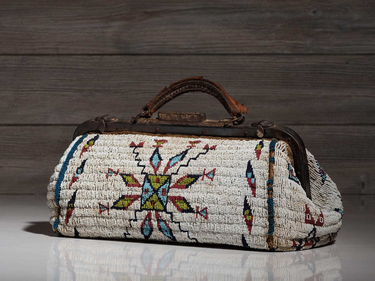 Sioux Beaded Hide "Doctor's" Bag