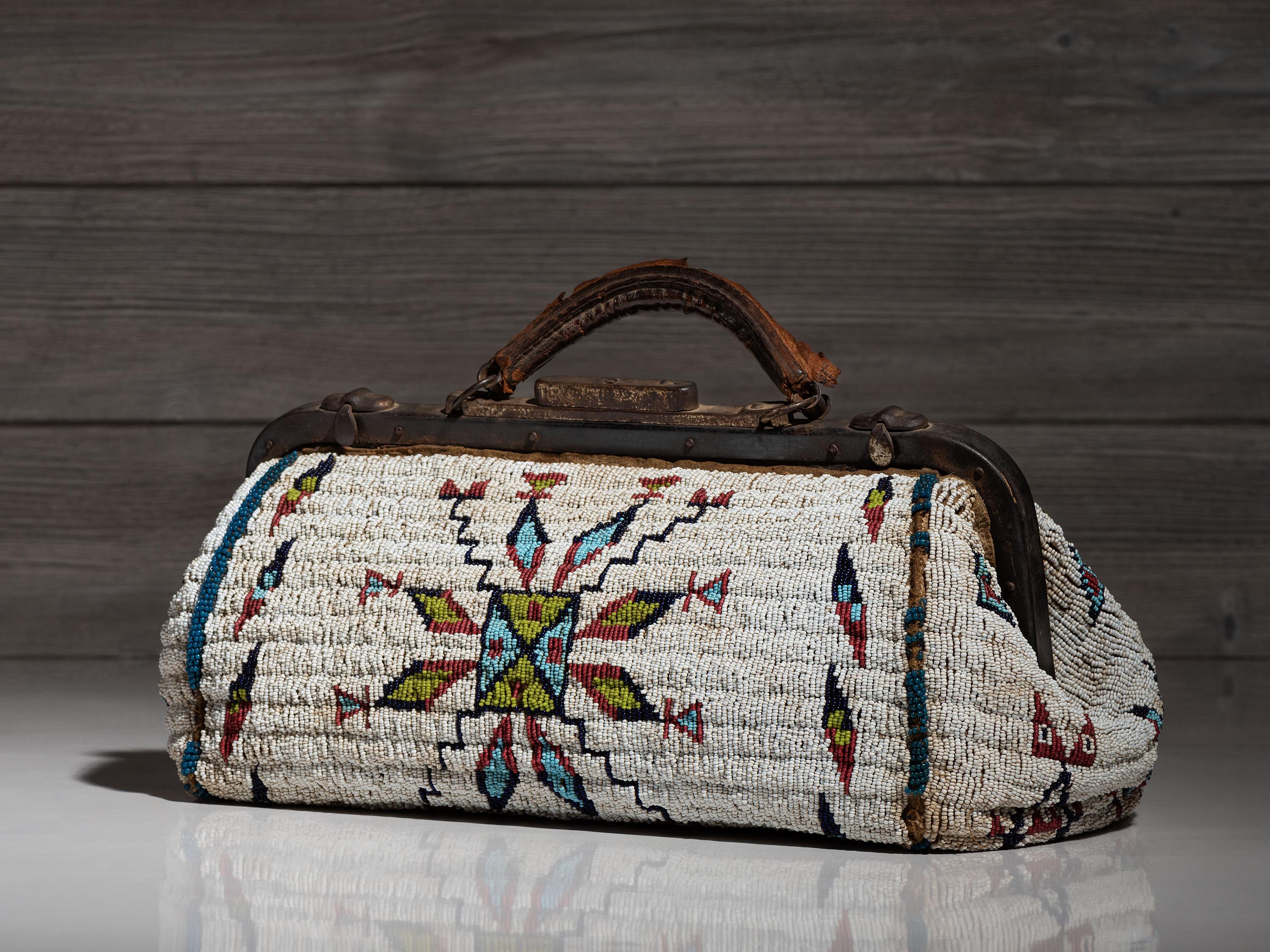 Sioux Beaded Hide "Doctor's" Bag