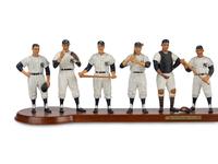 A 1961 New York Yankees Danbury Mint Figure Display