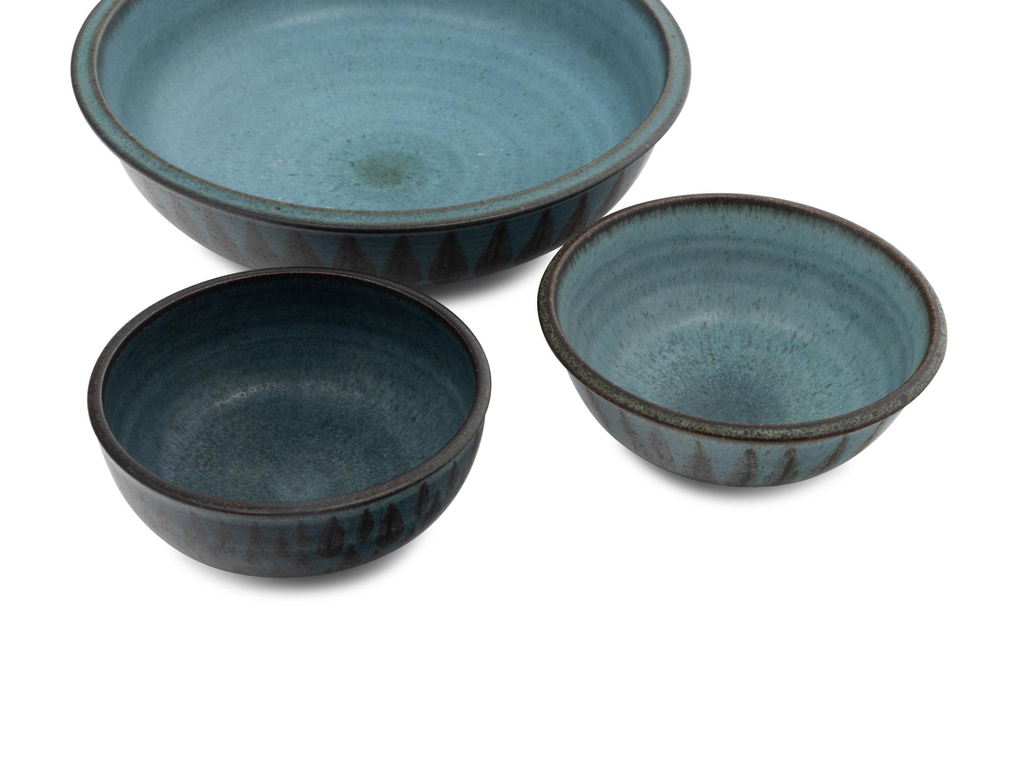 Group of Three Vessels