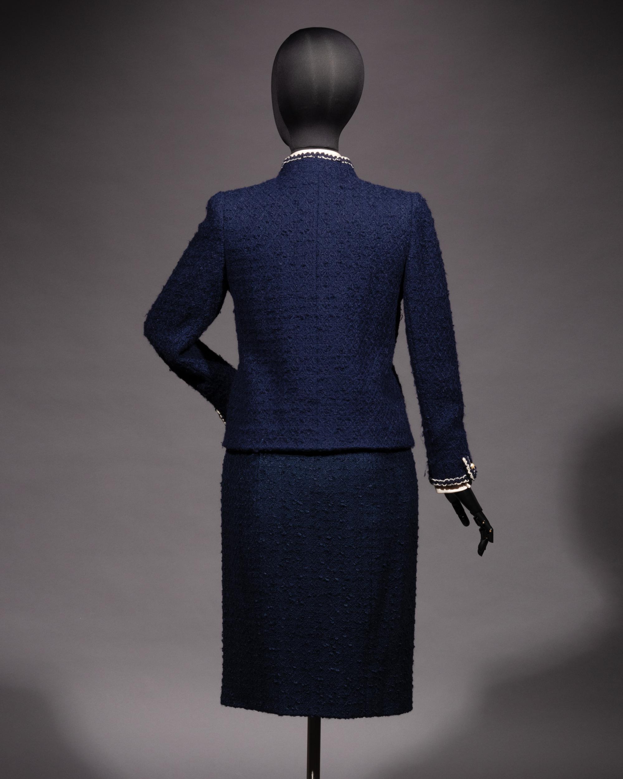 Chanel Haute Couture Wool Tweed Skirt Suit with Removable Facings, Spring/Summer 1997