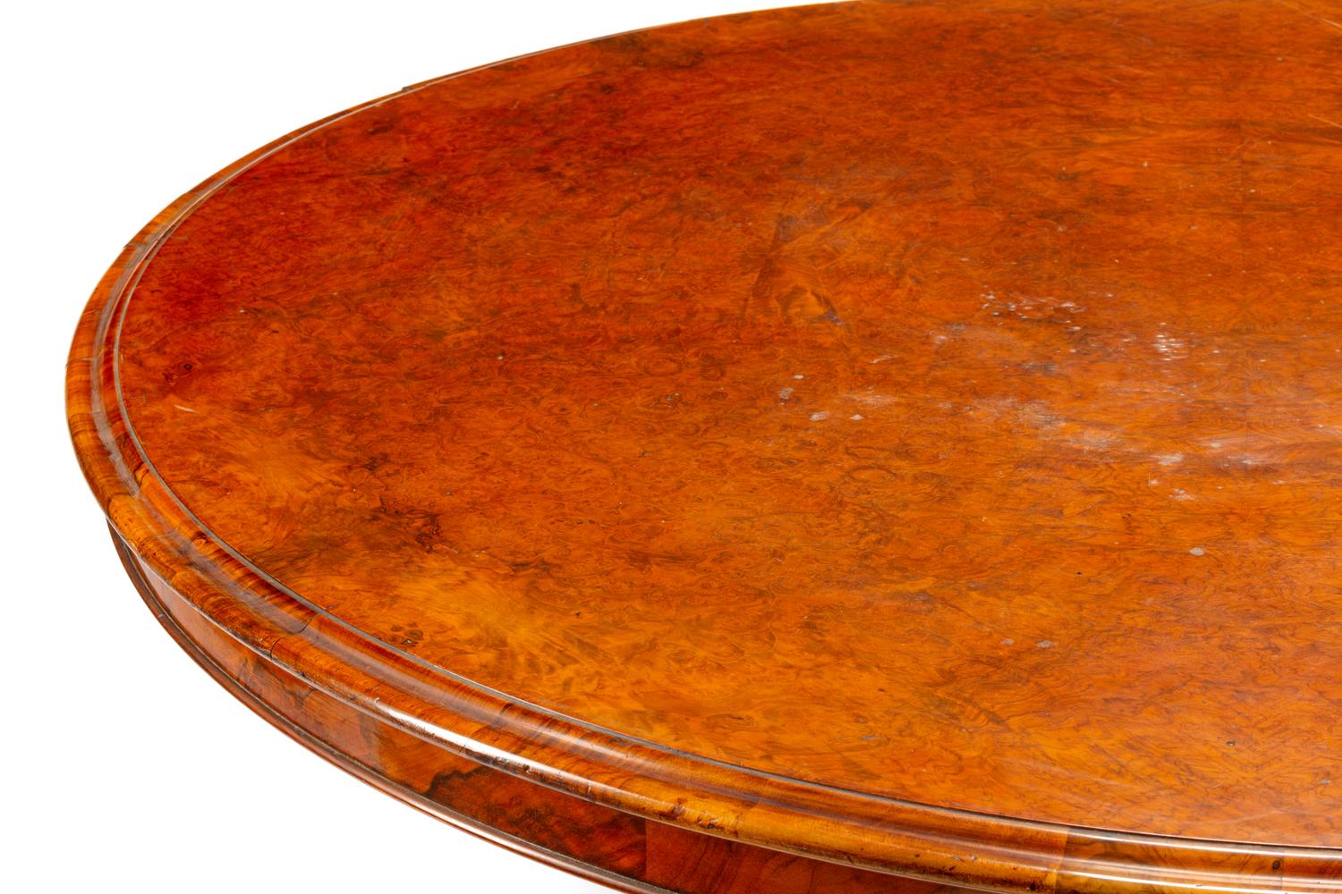 A William IV Burl Walnut Breakfast Table