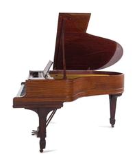 A Steinway & Sons Mahogany Grand Piano