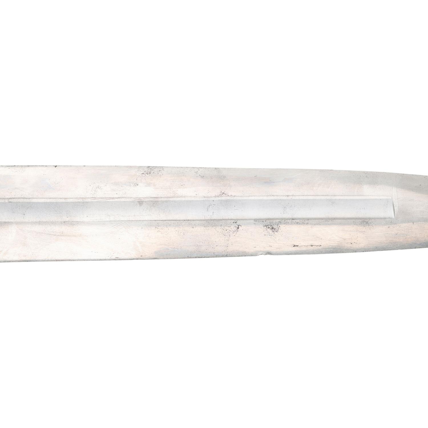 Massachusetts Marked Ames Model 1832 Heavy Artillery Saber & Scabbard Dated 1839