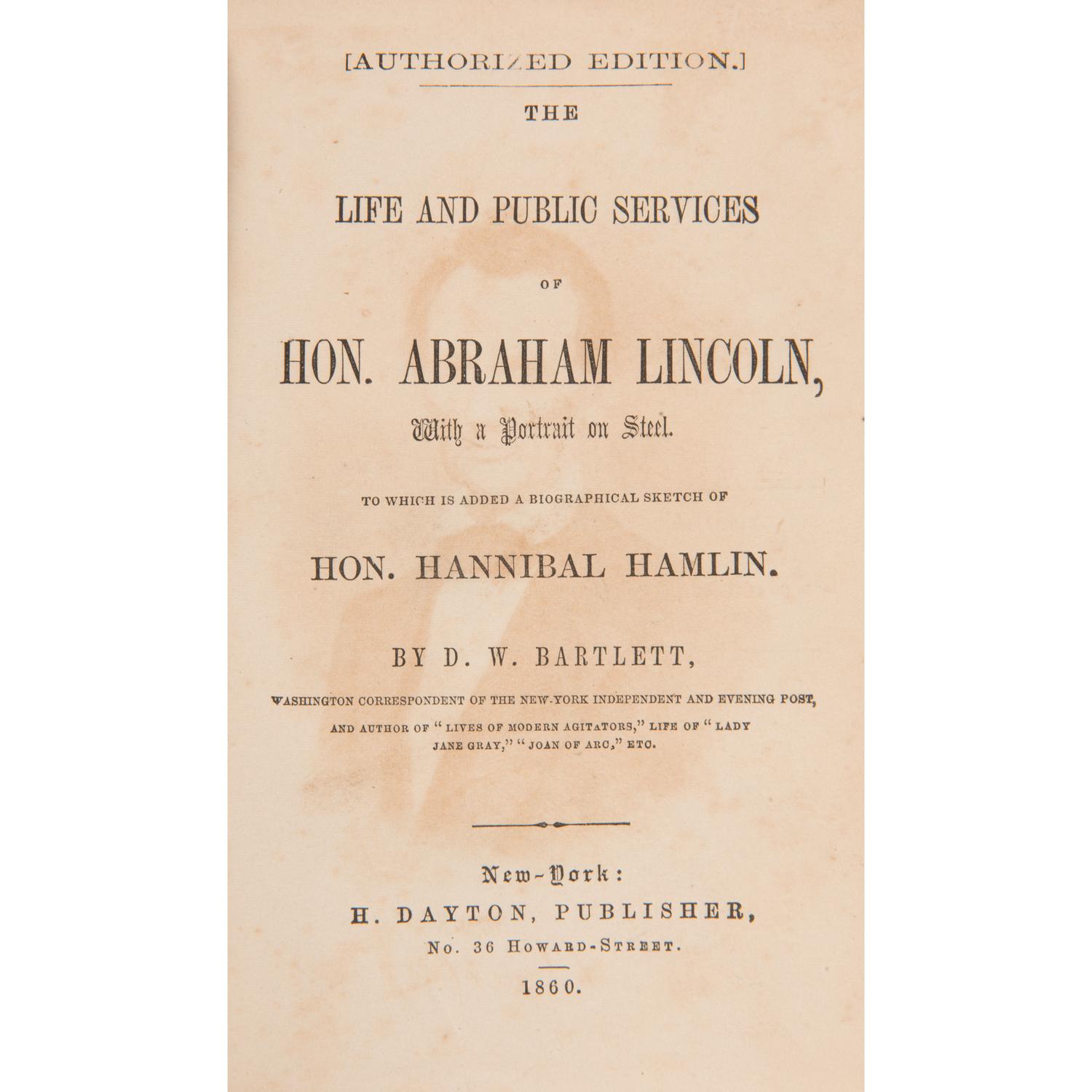 Abraham Lincoln, Five Civil War-Period Titles and Imprints, Plus