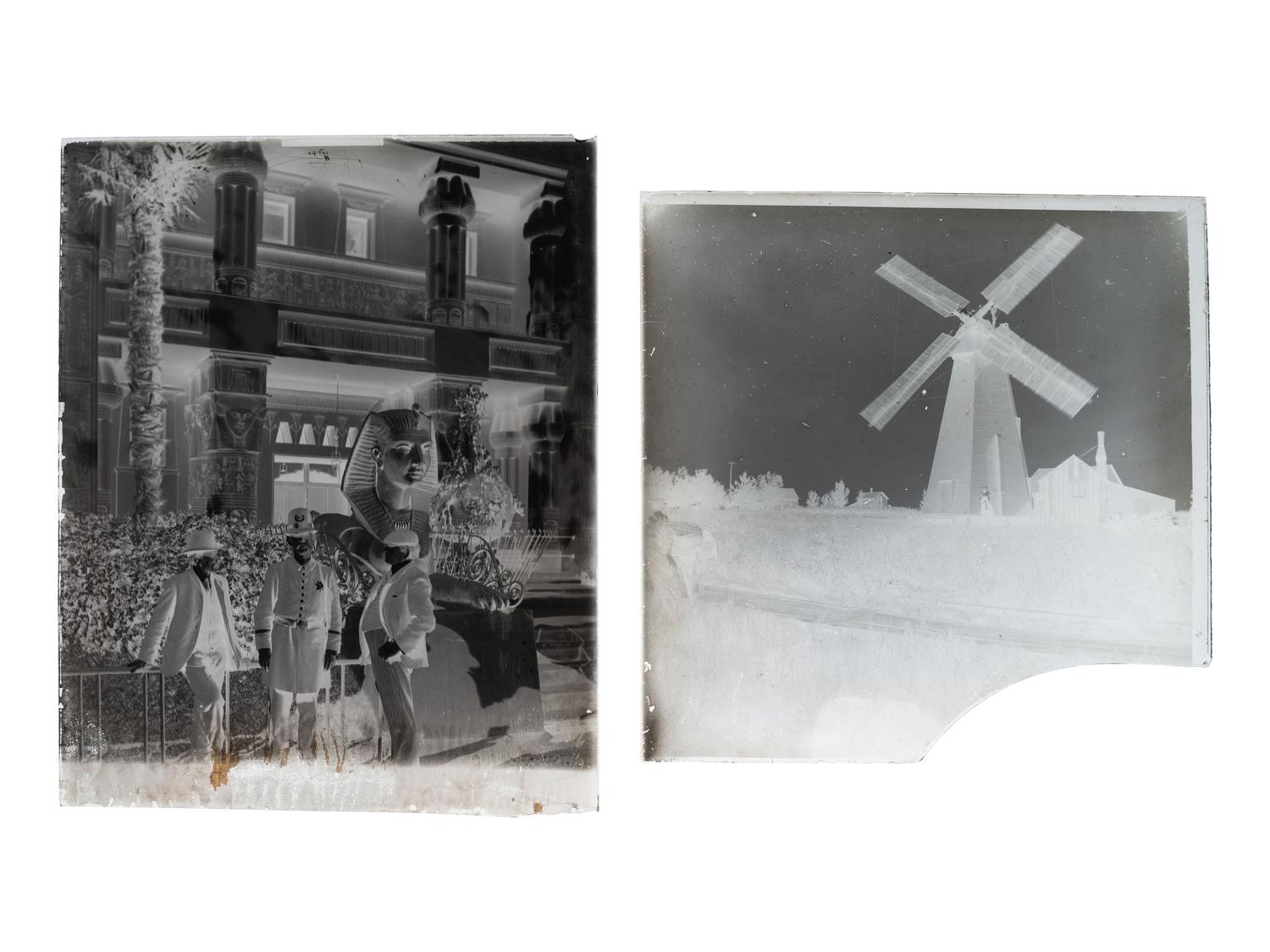 [CALIFORNIA]. A group of 21 glass negatives documenting the San Francisco Earthquake.