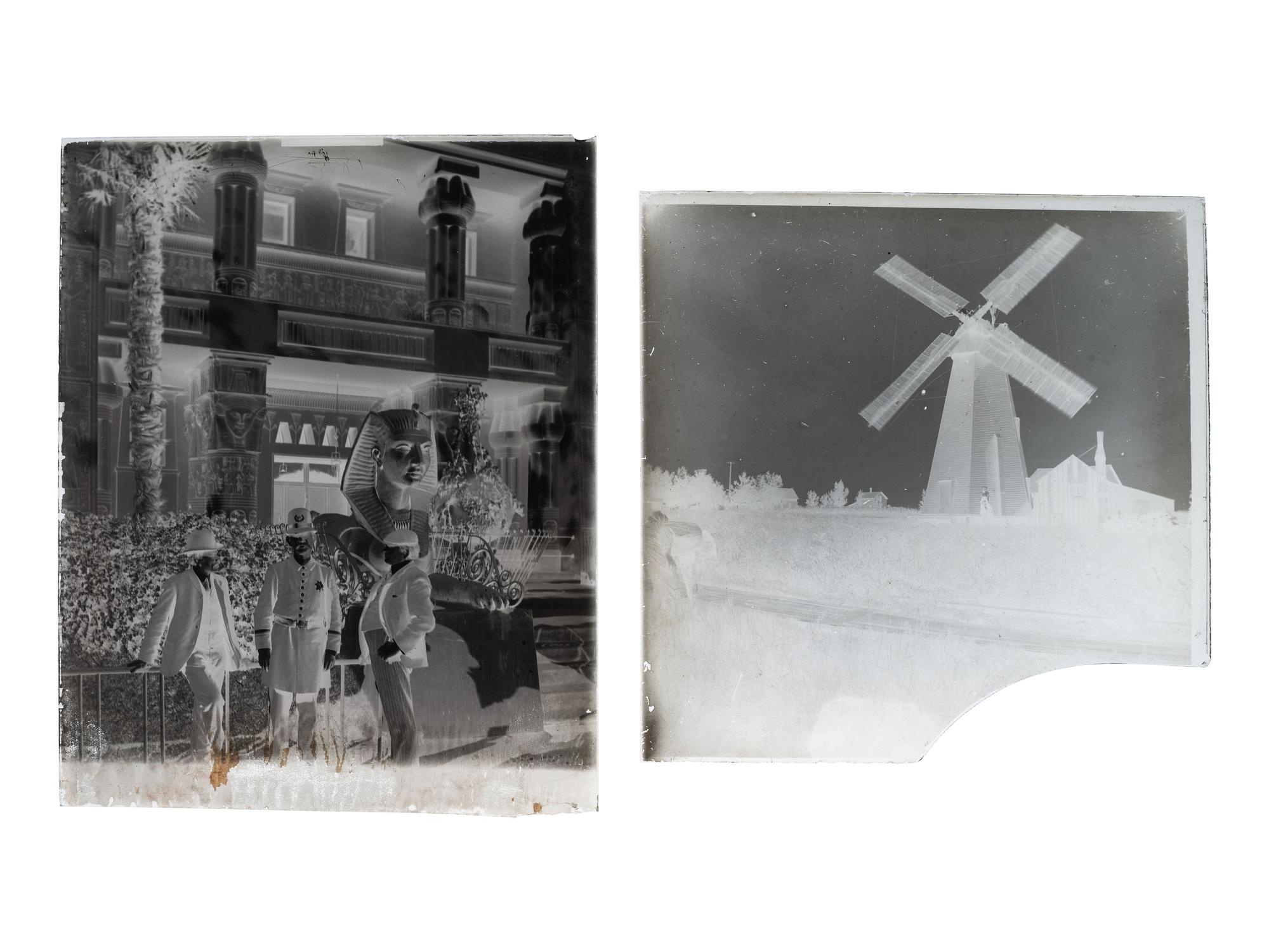 [CALIFORNIA]. A group of 21 glass negatives documenting the San Francisco Earthquake.