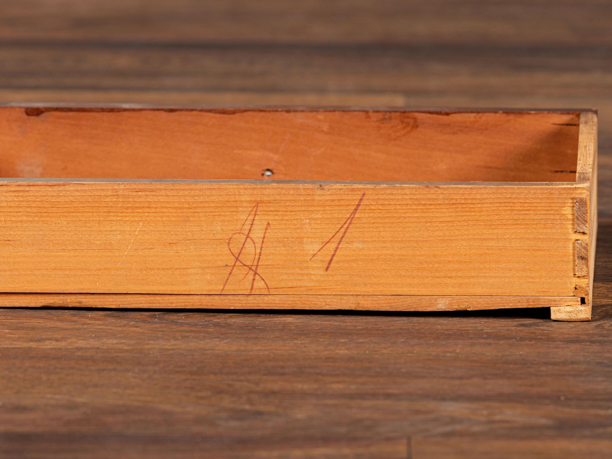 A Federal Inlaid Bird's Eye Maple and Mahogany Tambour Writing Desk
